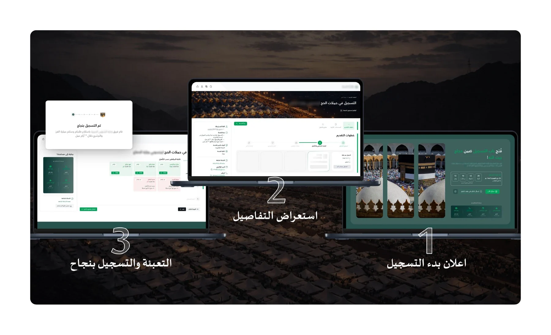 Registration Journey & User Flows — full continuous project board: Campaign registration journey and interface proposal